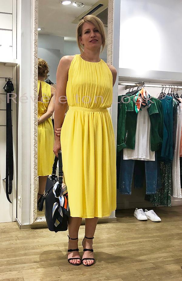 Re ve letonlook look caroll robe jaune pleinpied